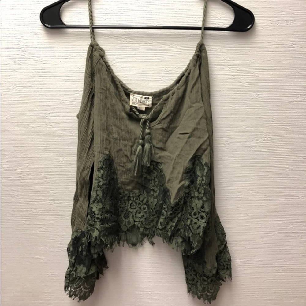 PacSun LA Hearts Off Shoulder Top